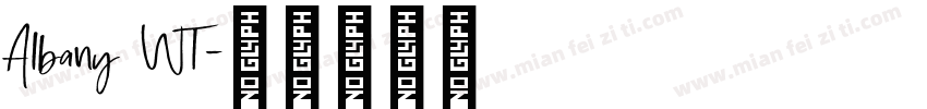Albany WT字体转换